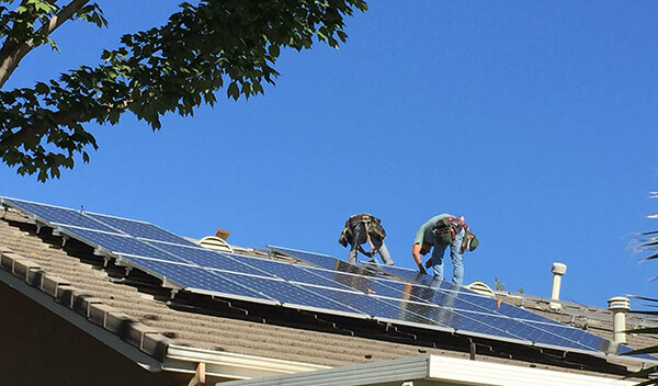 PV Solar Installation in Modesto California